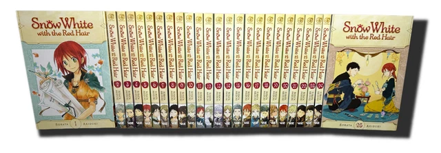 SNOW WHITE WITH the Red Hair Volumes 1-25 Complete Manga Set BRAND NEW