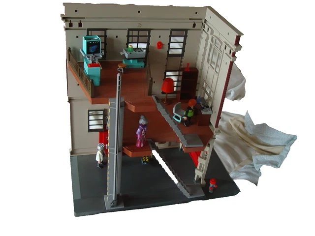 PLAYMOBIL GHOSTBUSTERS FIREHOUSE Headquarters 9219 Ecto-1 Station