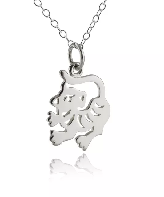 Year of the Tiger Necklace - 925 Sterling Silver - Chinese Zodiac Pendant NEW 2