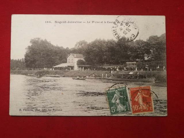 CPA 94 NOGENT JOINVILLE - La Marne et le Casino du Tremblay