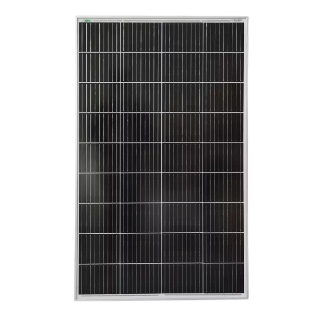 Panel Placa solar fotovoltaico 150W 12V Monocristalino alta eficiencia 9 BUS BAR