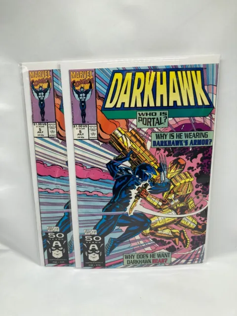 Marvel Comics - DarkHawk Comic Lot Issues #3 (x2), 4, 5 (x2)