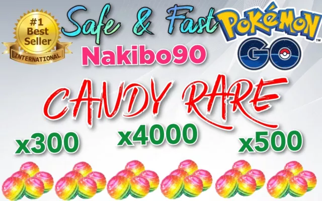 Pokémon Go - Candy Rare - Safe & Fast  - Read description