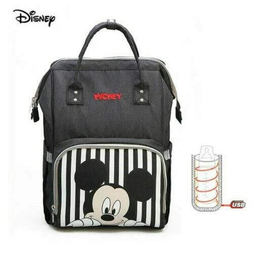 Disney Mickey Mouse Maman Sac à Dos Bébé Couche-Culotte Langer USB Matelas