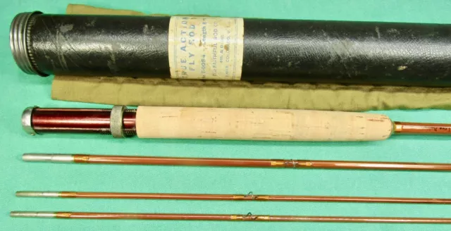 VINTAGE WRIGHT & Mcgill All American fly fishing rod 7ft $48.74