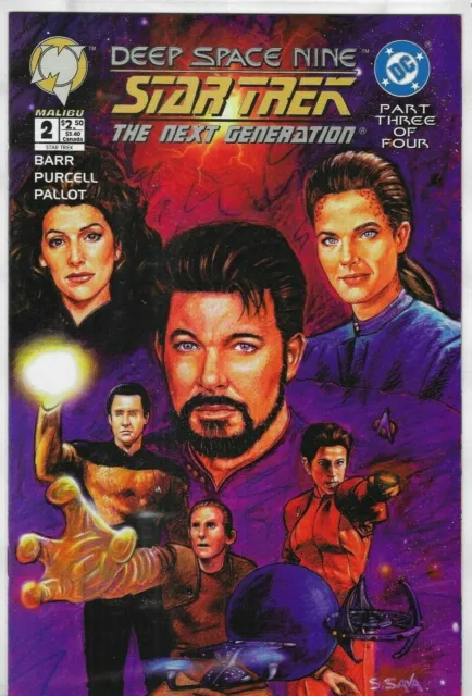 Star Trek Comic 2 Next Generation Deep Space Nine First Print Cover A Scott Sava