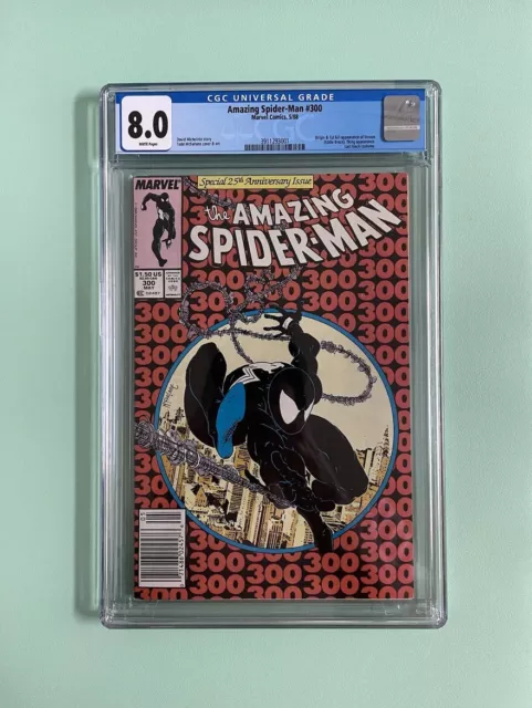 Amazing Spider-Man 300 CGC 8.0 1st Print Newsstand First Venom | Marvel Comics