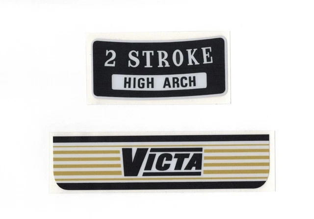 VICTA HIGH ARCH 2 Stroke Vintage Mower Repro Decals $12.00 - PicClick AU