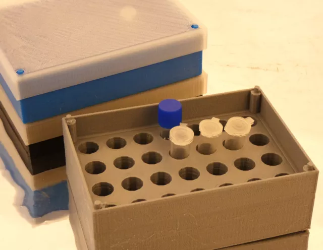 Storage Box For Microcentrifuge Tubes Vials 0.2 to 2 ml Freezer Cryogenic PCR