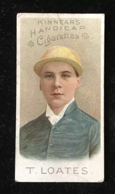 Kinnear Ltd JOCKEYS Set 1 1898 #T. Loates Original Cigarette Card