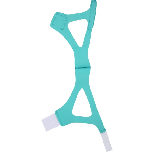 (blu) Cintura Supporto Mascella Unisex Anti Russamento Cintura Mento