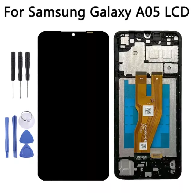 Für Samsung Galaxy A05 LCD Display Touchscreen Digitizer Baugruppe mit Rahmen 3