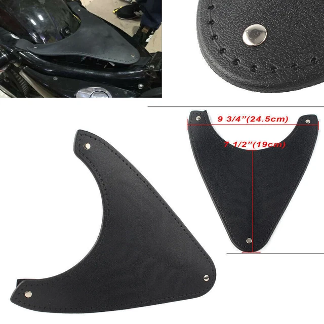 Copritelaio sedile nero moto adatto per Harley Sportster XL 883 1200 2004-2014