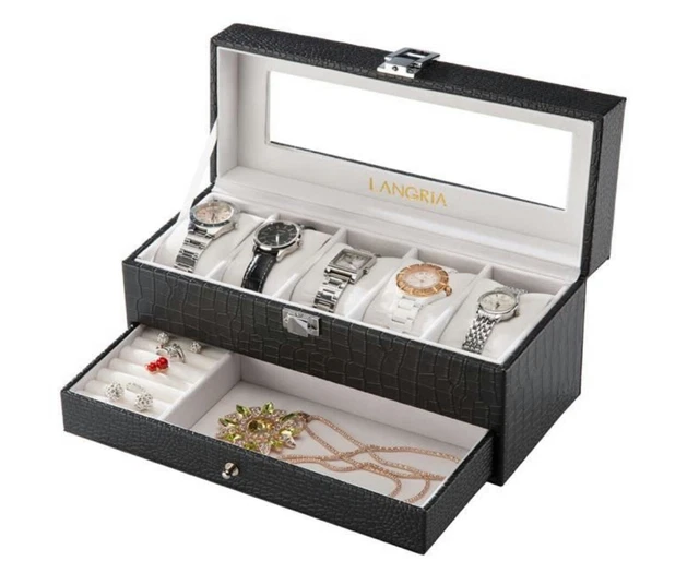 Lot Ancien écrin à Bijoux Avec Bague Et épingle - Parfait Pour Collectionneurs Ou Créateurs