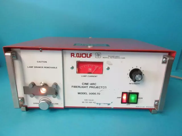 Richard Wolf Borescope 5000.70 Cine-Arc Fiberlight Projector Used Works Great