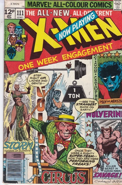 Marvel Comics Uncanny X-Men Vol. 1 #111 June 1978 Fast P&P Same Day Dispatch