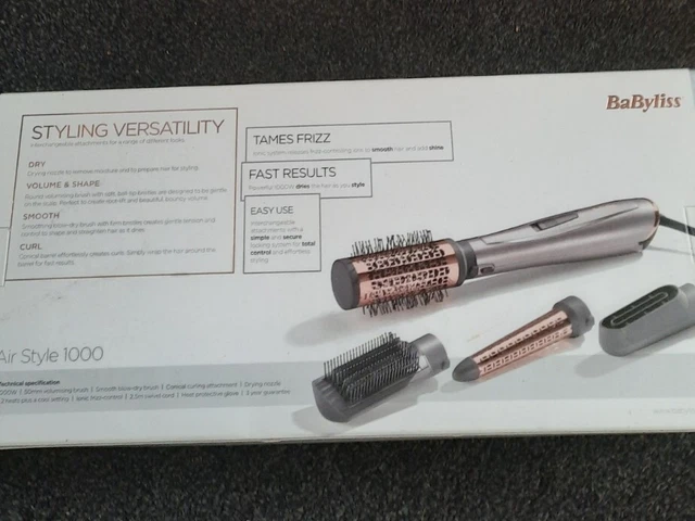 BABYLISS 2136U AIR Style 1000 Hot Air Styler With 4 Interchangeable Attachments £ - PicClick UK BABYLISS 2136U AIR Style 1000 Hot Air Styler With 4 Interchangeable Attachments £ - PicClick UK