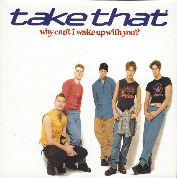 TAKE THAT Why Can't I Wake Up With You Used Vinyl Record 7 Y5829z