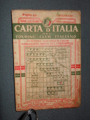 MAP CATANZARO PAPER Italy No 48 1911 TCI 166 l19 ^ £17.33 - PicClick UK