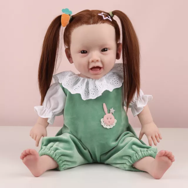 Reborn Doll Silicone Baby Toy Companion Boy Girl 45 CM Kids Gift Newborn Baby