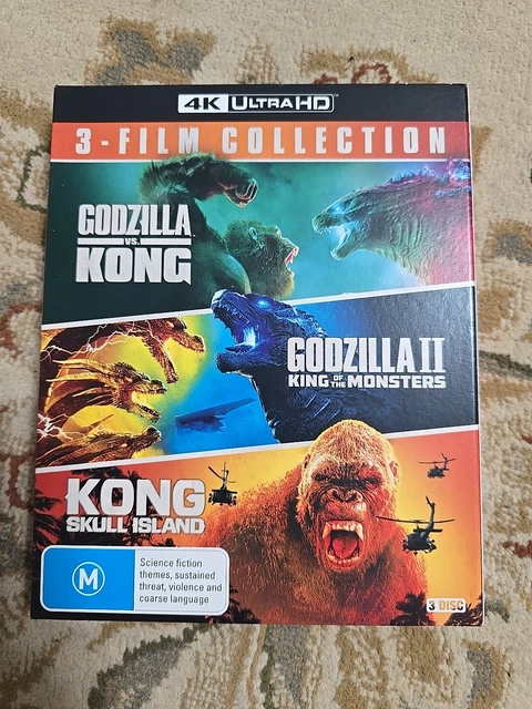 GODZILLA KONG Uhd 3-Film Collection (Box Set, Blu-ray, 2021