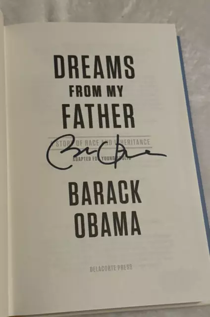 President Barack Obama ✎ Signed Autographed ✎ Dreams From My Father Book Auto