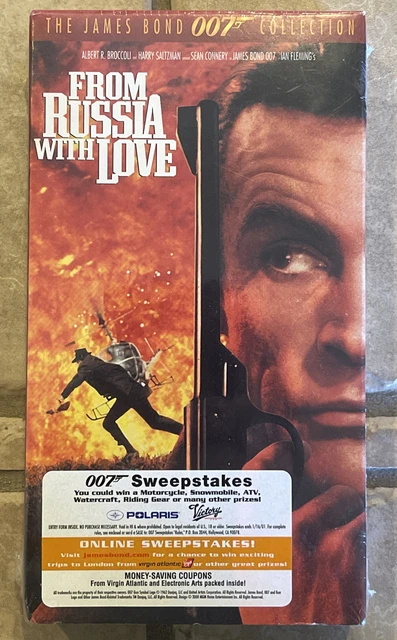 From Russia With Love VHS James Bond 007 New Sealed MGM 2001 Sean Connery