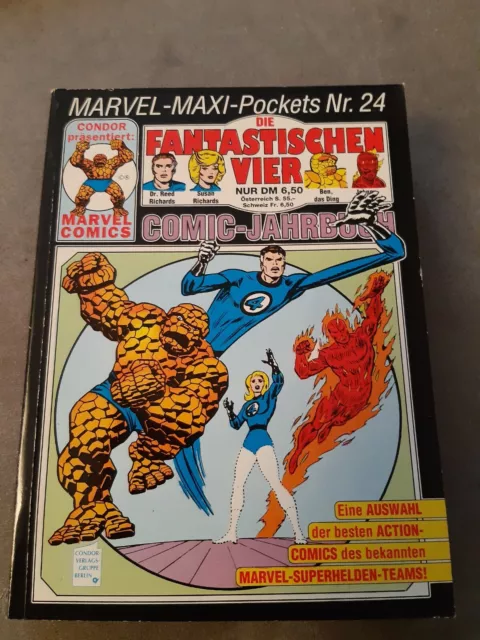 MARVEL-MAXI-POCKET 24 ;FANTASTISCHEN VIER Comic-Jahrbuch;Condor Taschenbuch