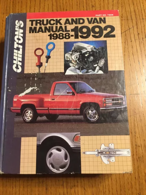 Chevy Dodge Truck Pick-up RV Van 1988-1992 Shop 2 Service Repair Manual Book 91