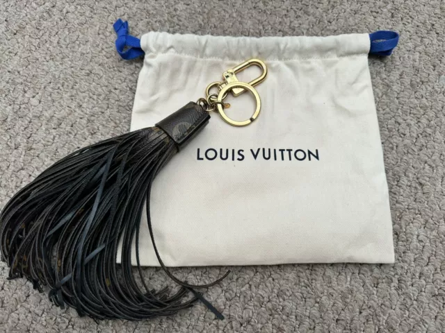 LOUIS VUITTON Porte Cles Fun Face Lion Bag Charm Key Ring W