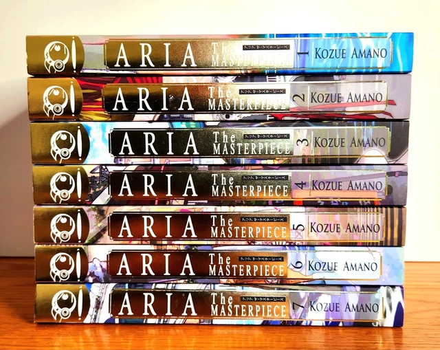 ARIA THE MASTERPIECE ( Manga Complete Vol 1-7, English, Rare OOP, Kozue