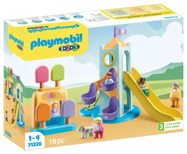 PLAYMOBIL 71326 1.2.3: Erlebnisturm mit Eisstand