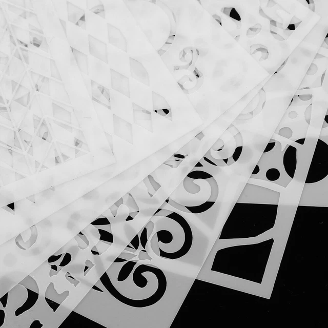 Stencil Numeri Per Torte | Set Da 9 Pezzi (0-8) | In PET | Per Decorazione Dolci Fai Da Te - Foto 10