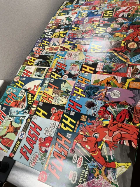Dc Flash Early Bronze Age Comic Lot #226 -269 Complete Run Of 44!!! Keys