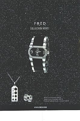 Publicité Advertising 1019 2009  Burberry collection montre Timespieces 