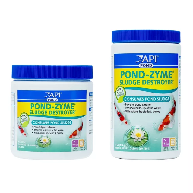 API Pond Zyme Sludge Destroyer Pond Water Cleaner With Barley Various Sizes