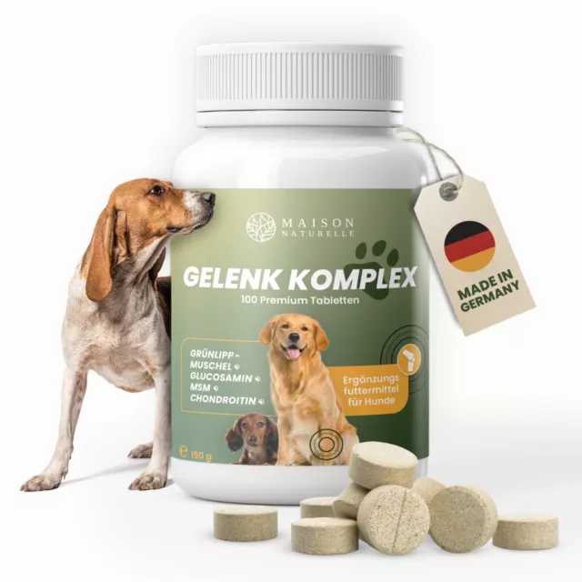 MAISON NATURELLE ® Gelenktabletten für Hunde - 100 Tabletten