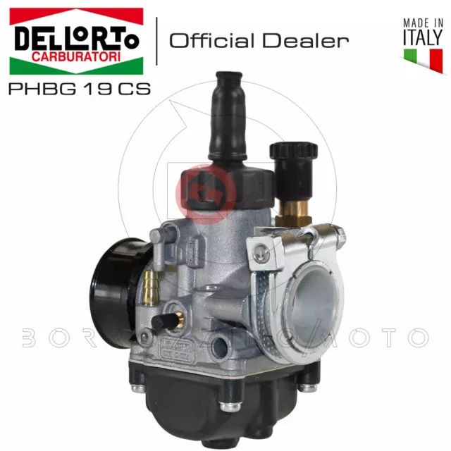 Carburateur Dellorto Phbg 19 Cs 2T Air Manuel Attaque Femelle Avec Mélangeur