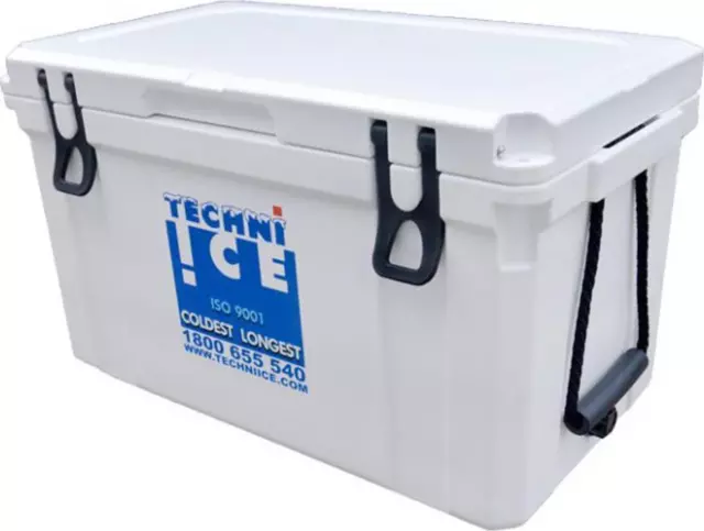 Techni Ice 45L Classic Hybrid Series Ice Box Cooler Esky Drinks Cans Party White 2