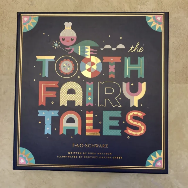 F-A-O Schwarz Babies Tooth Pillow, Fairy Wand And Scrapbook, Keepsake Box