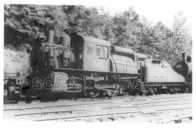 ODD5367 RP 1937/40s NYO&W ONTARIO & WESTERN RAILROAD 060 LOCO #50 MIDDLETOWN NY