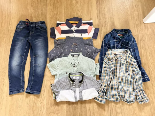 Bundle Boys Clothes 4-5 Years Jeans Polo Shirts Maman Bebe Next Good Condition