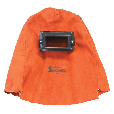 Leather Helmet, Russet, 2 in X 4 1/4 In ORS Nasco Best Welds 740LH