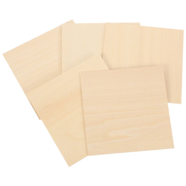 5 piezas tablas maderas rectángulos de madera para hacer manualidades tablas tabla de pescado parrillas