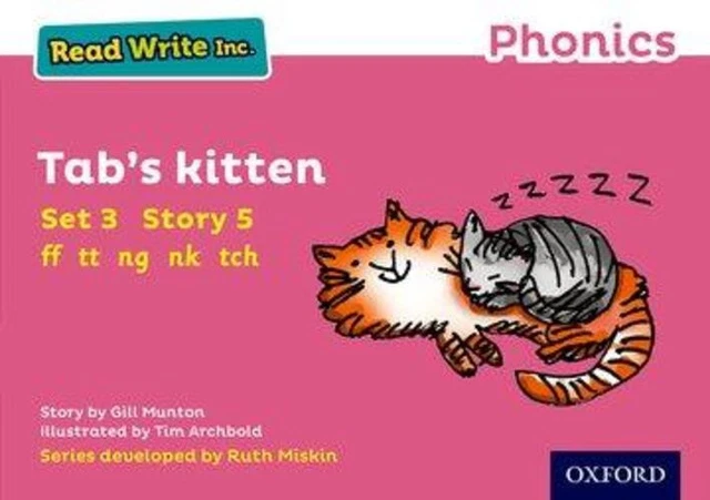 READ WRITE INC. Phonics: Tab's Kitten (Pink Set 3 Storybook 5) | Gill ...