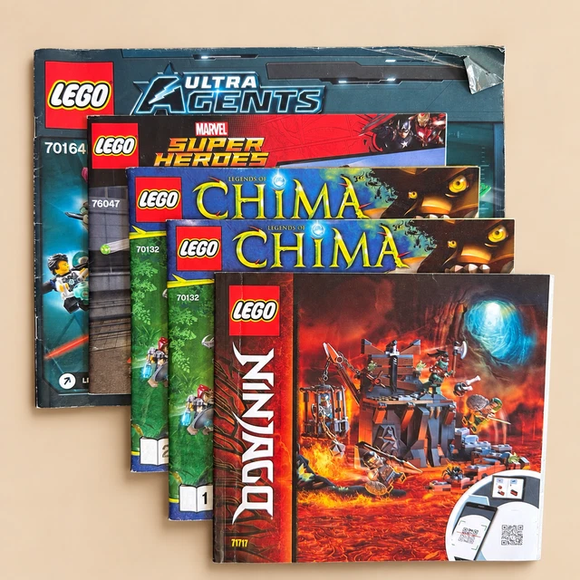 Manuales de instrucciones LEGO, Juegos de construcción LEGO