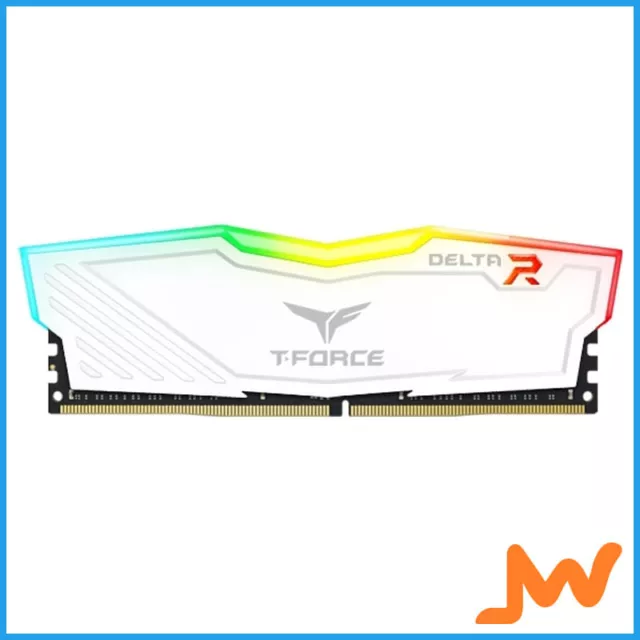 Team T-Force Delta RGB 16G(2x8) DDR4-3200 Memory - White