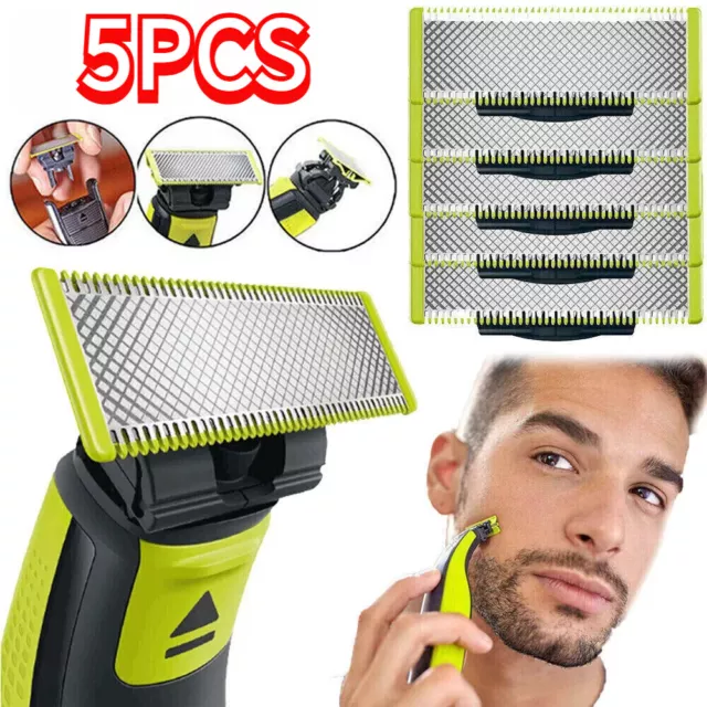 5X OneBlade Ersatzklingen Doppelpack Herren Rasierer Ersatz ZubehöR for Philips