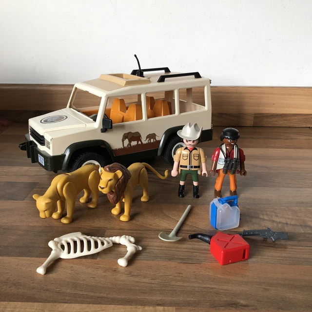 Playmobil safari truck with lions online