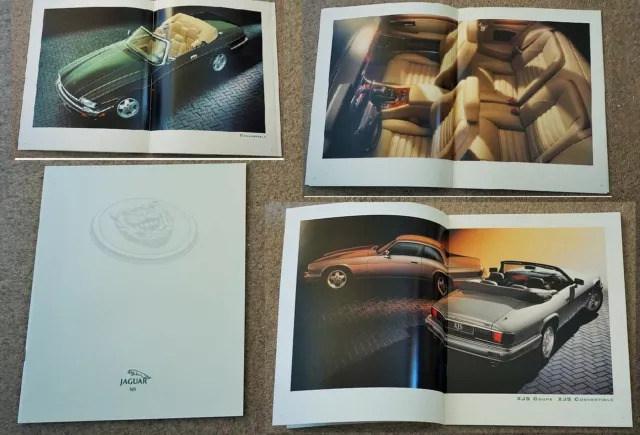 Jaguar XJS XJ-S Brochure 1994 4.0 & 6.0 V12 - Convertible & Coupe Rare Edition